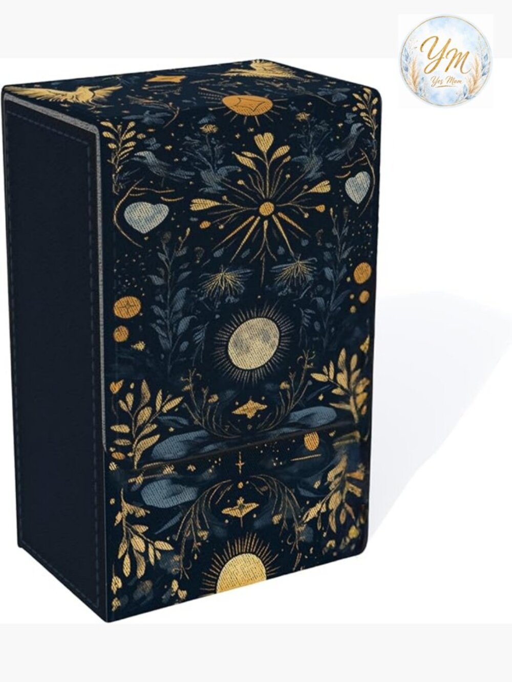 Tarot Card Holder, Fold-Top Case with Magnetic Closure, PU Leather, Standard